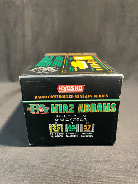 "RC" M1A2 ABRAMS CAMOUFLAGE BY KYOSHO No.69802 (129mm x 63mm x 47mm)