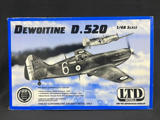 1/48 Dewoitine D. 520 By LTD Models 9801