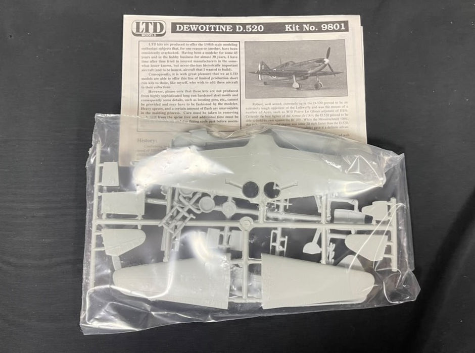 1/48 Dewoitine D. 520 By LTD Models 9801