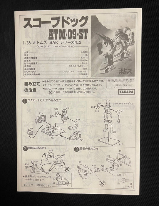 VOTOMS - 1/35 Armored Trooper SCOPEDOG ATM-09-ST by Takara 444010 SAK No. 2