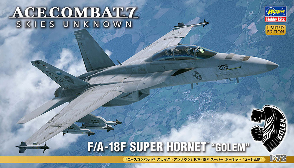 Hasegawa 52756 (SP596) “ACE Combat 7 Skies Unknown” 1/72 FA-18F Super Hornet GOLEM