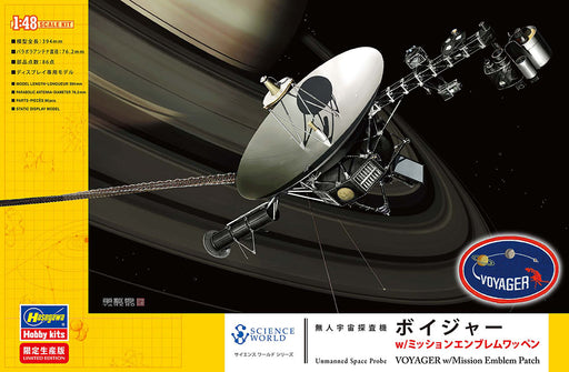 Hasegawa HAS-52435 (SP635) 1/48 Unmanned Space Probe Voyager with Mission Emblem Patch