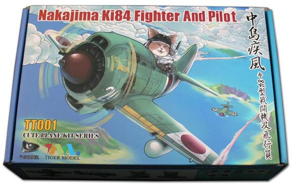 QT CURTISS P-40 WARHAWK AND PILOT (PUPPY PILOT) & QT NAKAJIMA KI84 FIGHTER AND PILOT (KITTY PILOT) TIGER MODEL TT001 & TT002