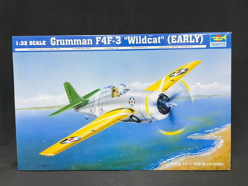 1/32 Grumman F4F - 3 " Wildcat " ( Early ) By Trumpeter #02255