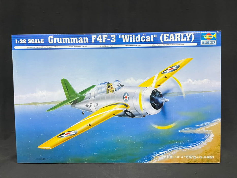 1/32 Grumman F4F - 3 " Wildcat " ( Early ) By Trumpeter #02255