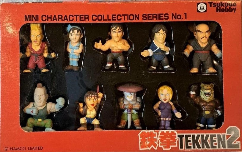 2" MINI CHARACTER COLLECTION SERIES No.1 TEKKEN 2 (10 FIGS) BY TSUKUDA