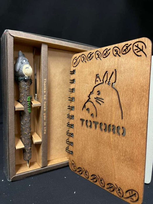 6.5" Totoro Pen and notebook Set