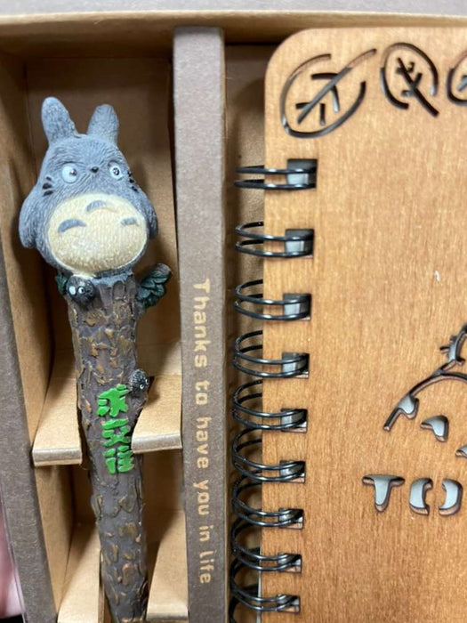 6.5" Totoro Pen and notebook Set