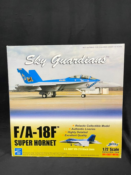 1/72 F / A - 18F Super Hornet U.S. Navy VFA-213 Black Lions By Witty wings 72008/005