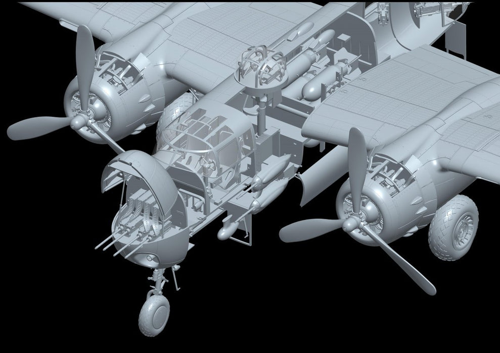 1/32 B-25H Mitchell Gunships over CBI by Hong Kong Model