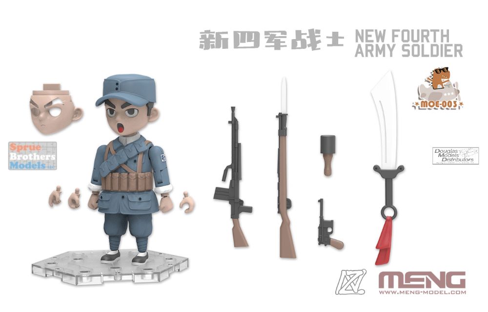 Meng New Fourth Army Soldier Action Model