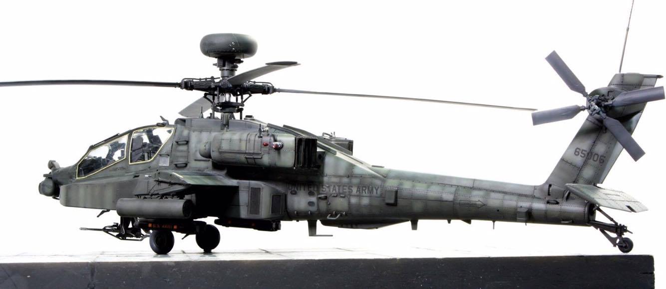 Hasegawa HAS-07223 (PT23) 1/48 AH-64D Apache Longbow Attack Helicopter