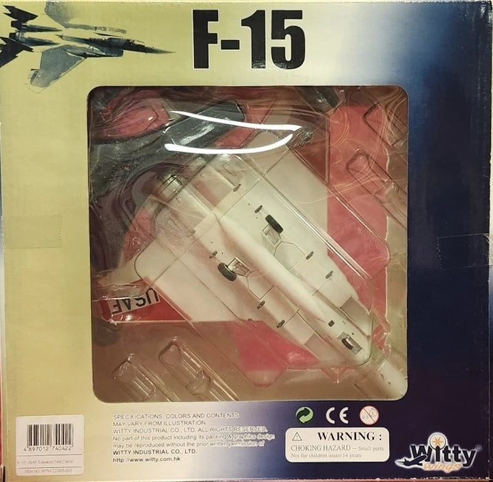 1/72 F15B Edward AFB w/Display Stand - SUPER RARE Witty Wings WTY-72005-003