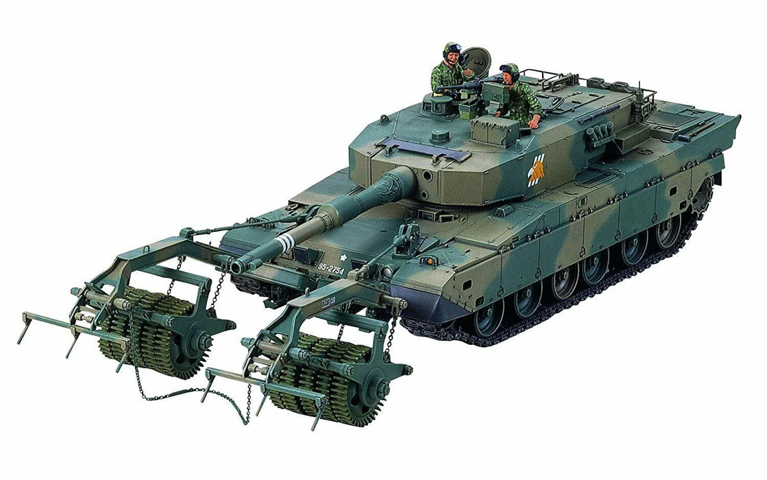 1/35 JGSDF TYPE 90 Tank w/ Mine Rollers By Tamiya No.236