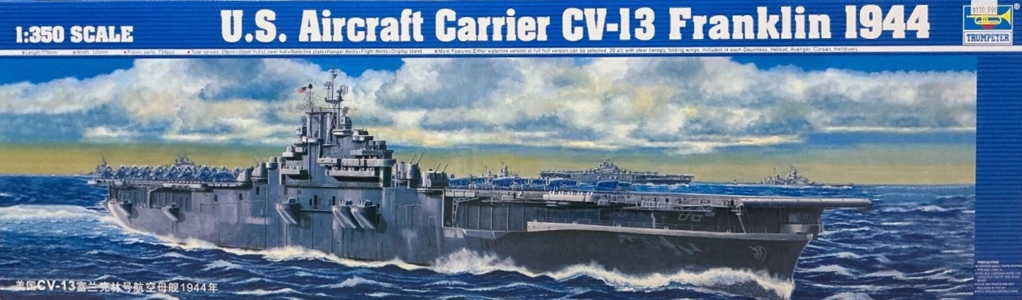 1/350 U.S. aircraft carrier CV-10 Yorktown 1944  05603 Trumpeter