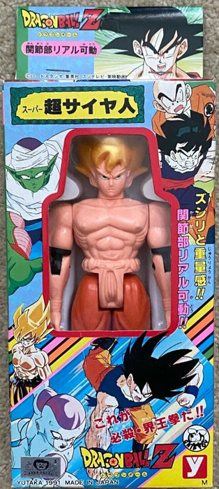 RARE 1991 Dragon Ball Z Super Saiyan Goku Action Figure Yutaka Made in Japan