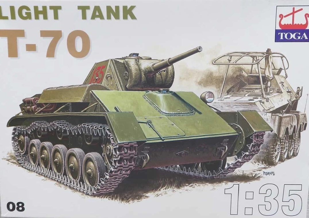 1/35 Light Tank T- 70 By Toga No. 8