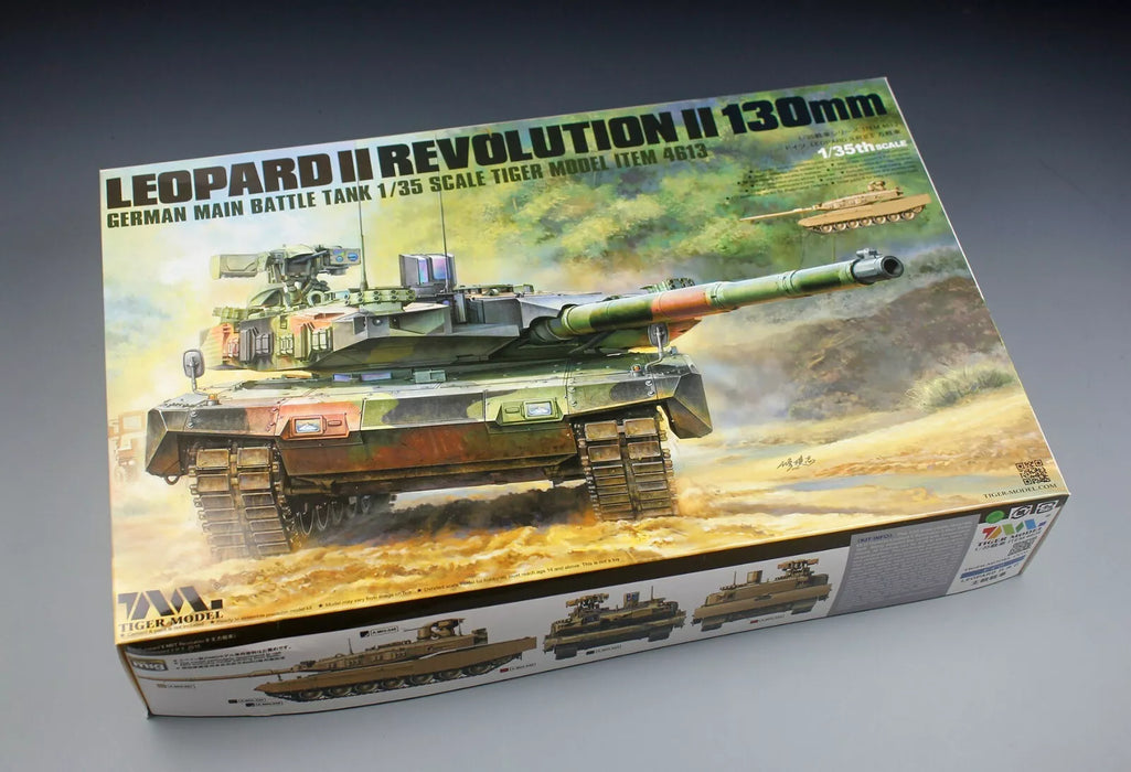 Tiger Model 1/35 4613 German MBT Leopard II Revolution-II 130mm