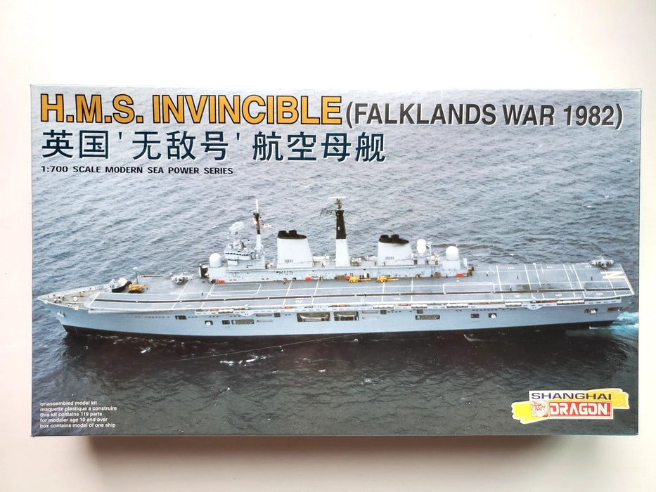 1/700 H.M.S. Invincible (Falklands War 1982) Modern Sea Power Series by Dragon 7208