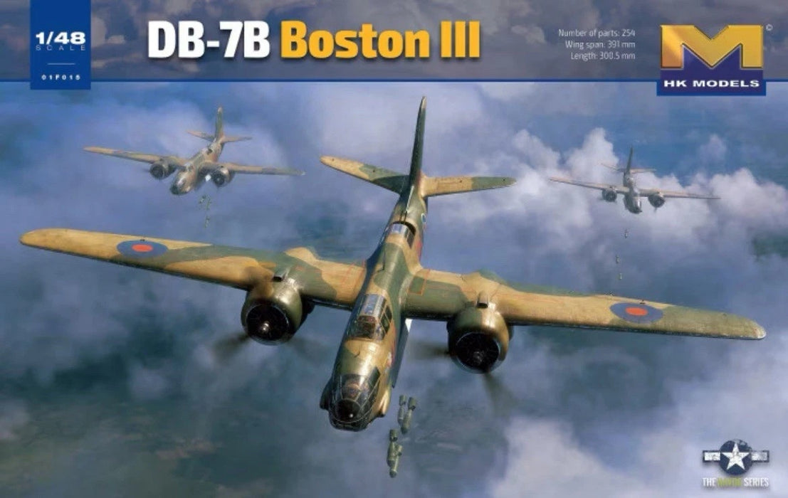 1/48 A-20/DB-7B Boston III w/ Metal Landing Gears by Hong Kong Models