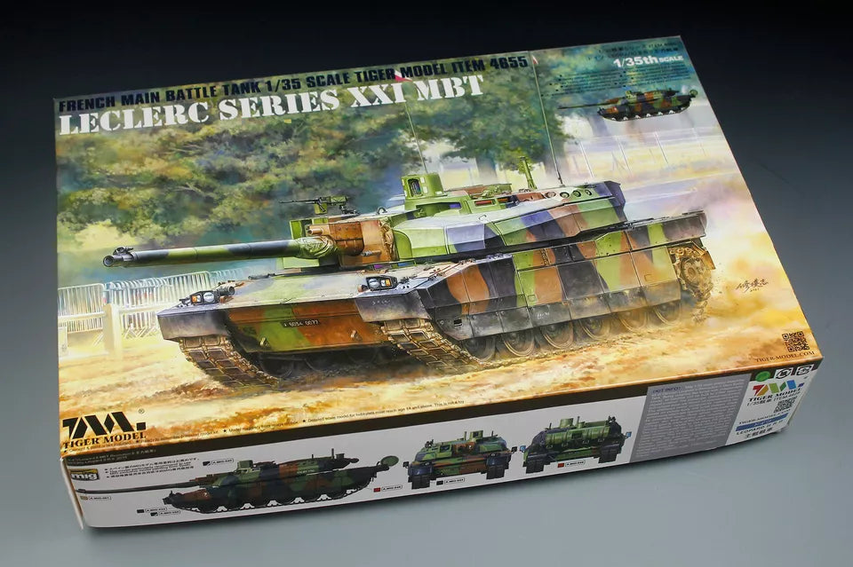 Tiger Model 4655 1/35 FRENCH MAIN BATTLE TANK LECLERC SERIES XXI MBT MODEL KIT