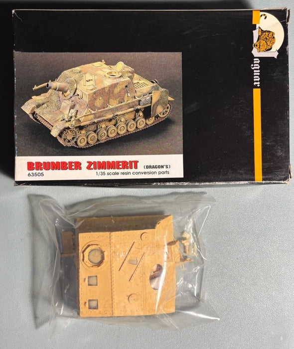 1/35 BRUMBER ZIMMERIT CONVERSION SET Resin Kit Fits Dragon Model Jaguar Model 63505