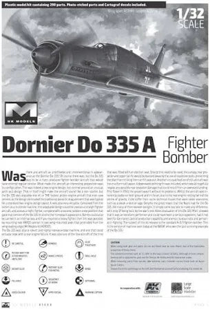 1/32 DORNIER DO335-A PFEIL HONG KONG MODEL 01E008