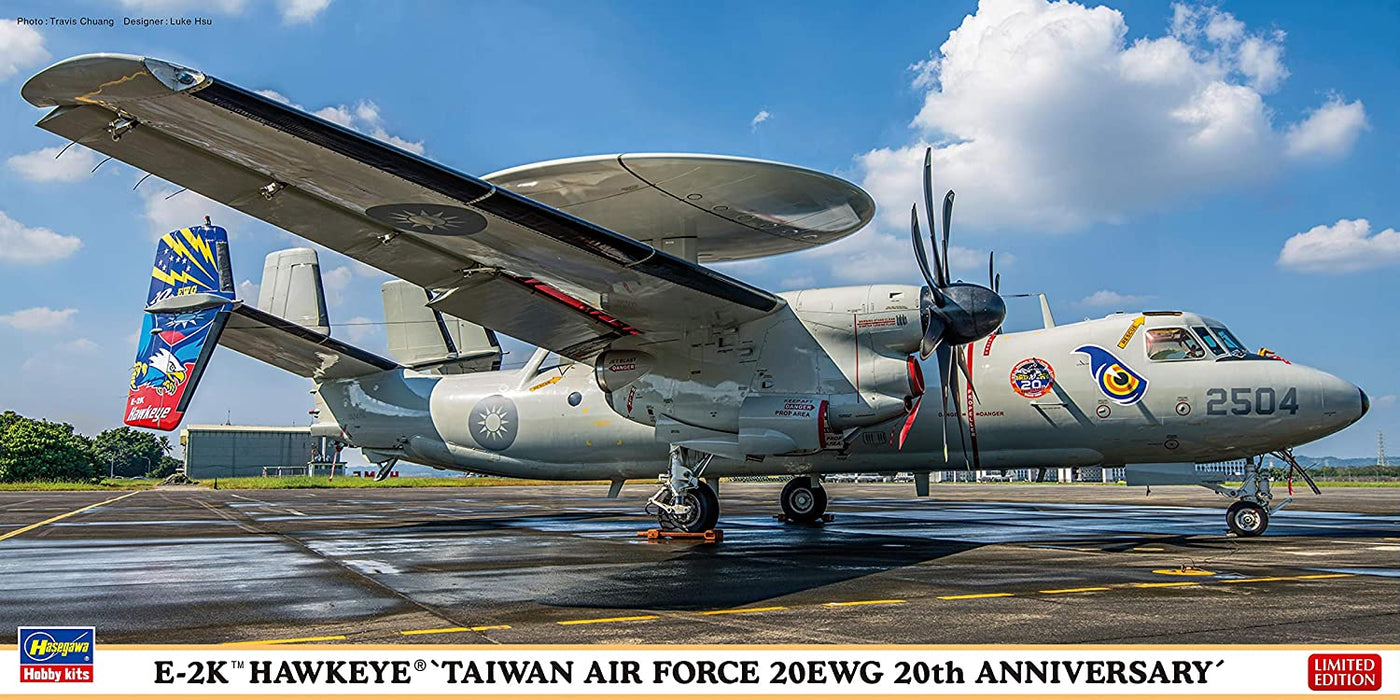 1/72 E-2K "HAWKEYE" TAIWAN AIR FORCE 20EWG 20TH ANNIVERSARY by HASEGAWA 02337