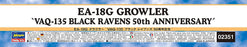 1/72 EA-18G GROWLER "VAQ-135 BLACK RAVENS 50TH ANNIVERSARY" by HASEGAWA 02351