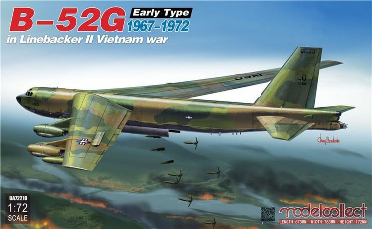 B-52G U.S.A.F. 1/72 ストラトフォートレス 1/72 USAF B-52G Stratofortress Early Type - Operation Linebacker