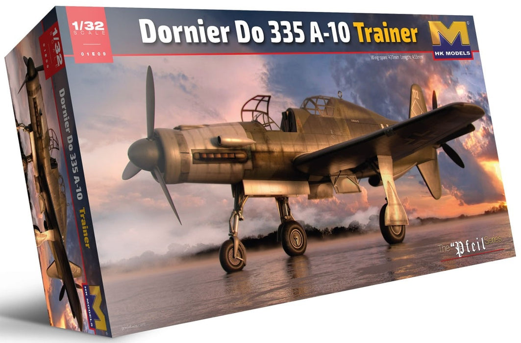 1/32 WWII LUFTWAFFE DORNIER DO335-A 2 Seats Trainer HONG KONG MODEL 01E009