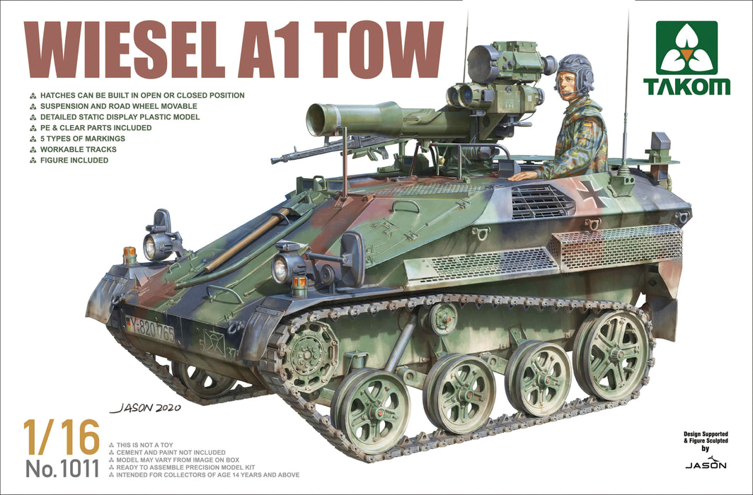 1/16 Takom Wiesel A1 with TOW Missile and Crew Figure