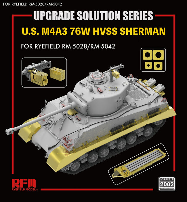 1/35 Up Grade Solution Series - U.S. M4A3 76W HVSS SHERMAN