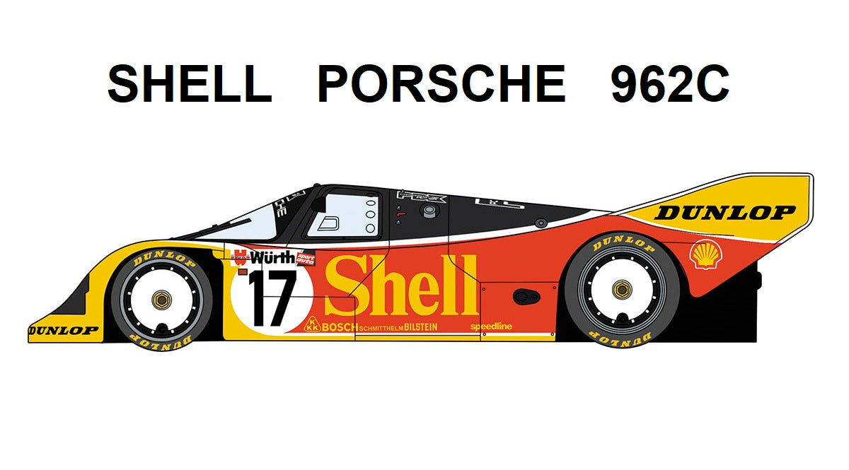 HAS-20337 1/24 SHELL OIL Porsche 962C, Group C Racing by Hasegawa