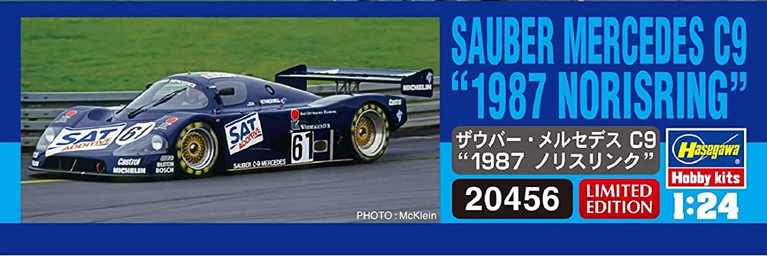 1/24 SAUBER MERCEDES C9 "1987 NORISRING" by HASEGAWA JAPAN