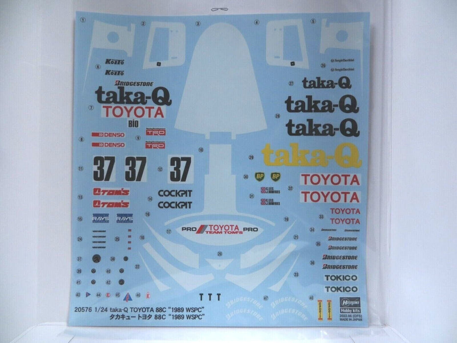 1/24 Toyota 88C "taka-Q" 1989 WSPC Group C Racing