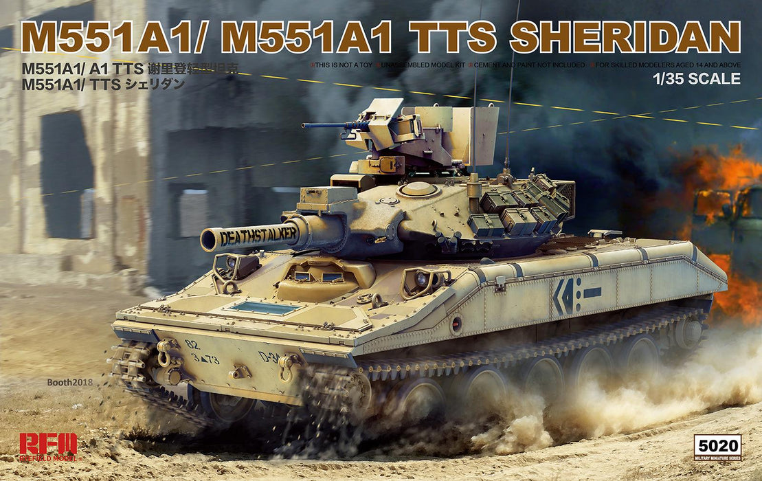 1/35 U.S. M551A1/M551A1 TTS Sheridan RYEFIELD MODEL 5020