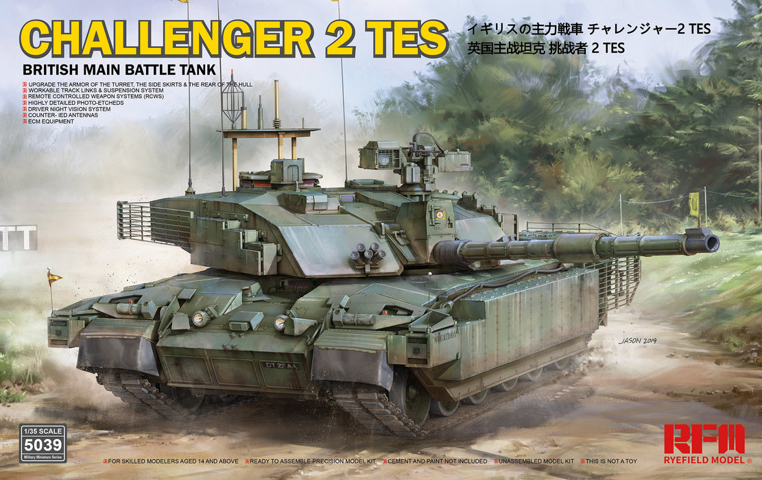 1/35 British Main Battle Tank - Challenger 2 TES