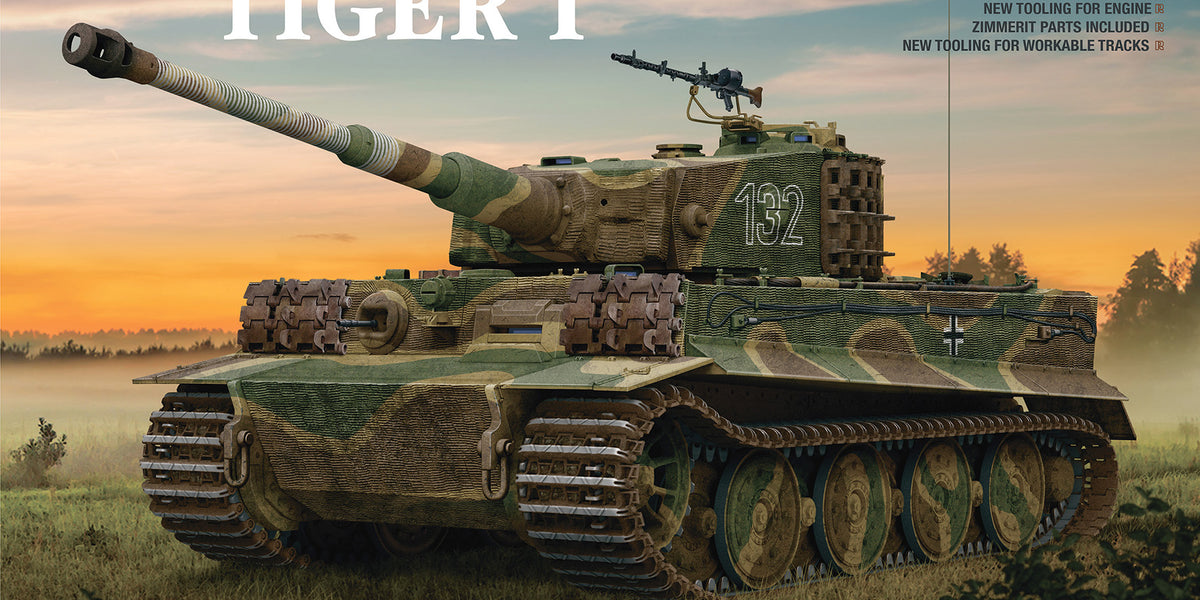 DER TIGER vol.1, 2,3 セット 1/35 TIGER I LATE PRODUCTION with Zimmerit, Interior & Tracks