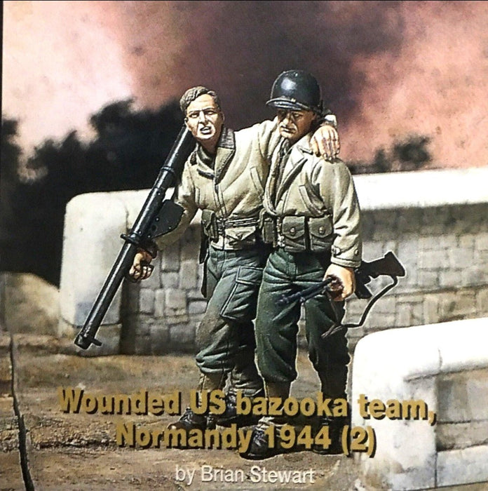 1/35 WOUNDED U.S. BAZOOKA TEAM - NORMANDY 1944 RESIN FIGURES BY JAGUAR MODELS  63108