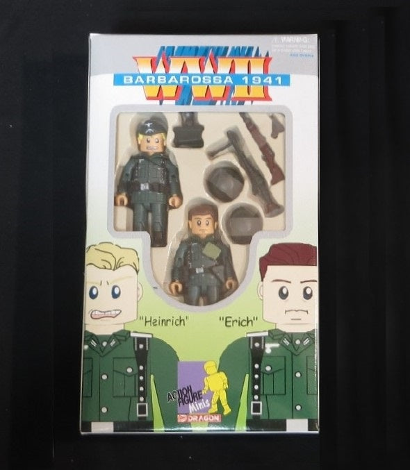Dragon Action Minis WWII German Barbarossa WH "Erich" & "Heinrich" by Dragon Models