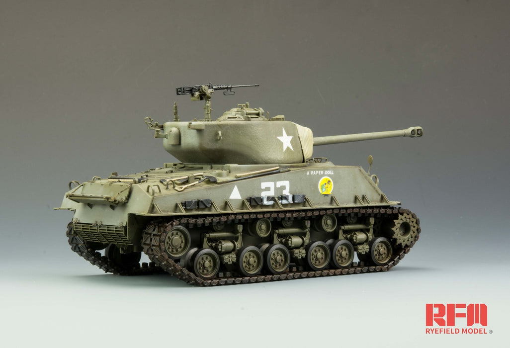 1/35 SHERMAN M4A3E8 WITH WORKABLE TRACK LINKS RYEFIELD MODEL