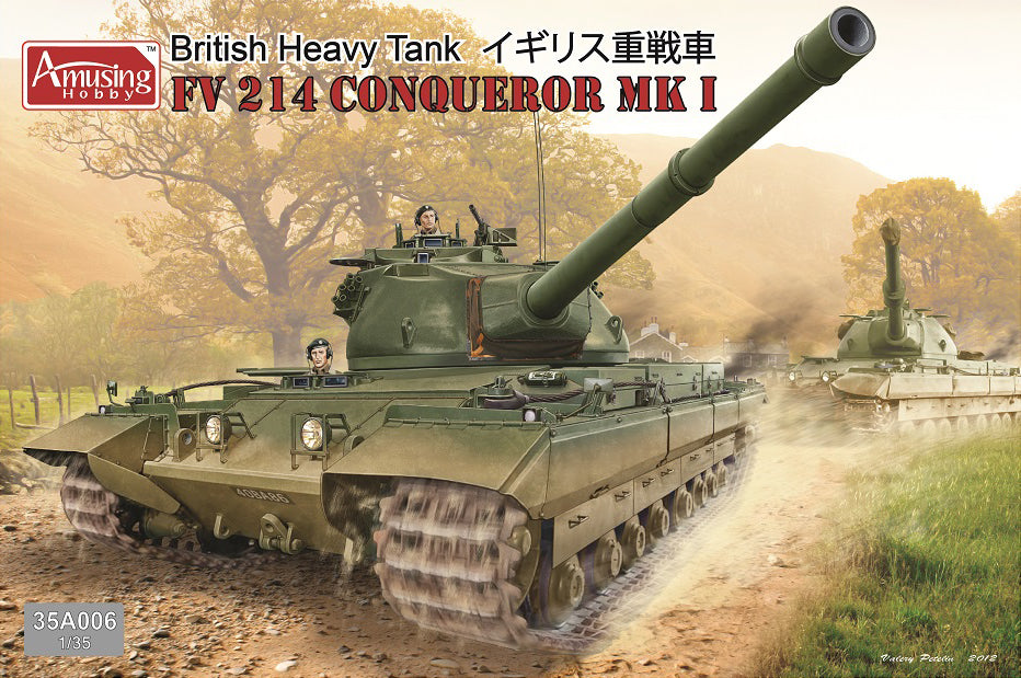 Amusing Hobby 35A006 1/35 British FV 214 Conqueror MK.I Heavy Tank    with Movable Tracks