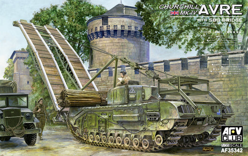 1/35 WWII British Churchill Mk. IV AVRE Bridge Layer Tank
