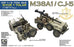 1/35 IDF M38A RECO JEEP AND FIRE SUPPORT JEEP (2 KITS SET) SIYUR & TOLAR by AFV AF35S99