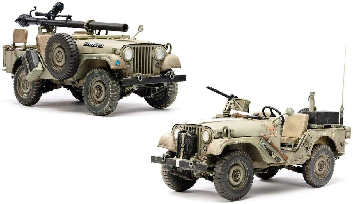 1/35 IDF M38A RECO JEEP AND FIRE SUPPORT JEEP (2 KITS SET) SIYUR & TOLAR by AFV AF35S99