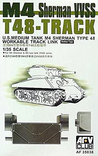 1/35 M4 T48 WORKABLE TRACK (FOR SHERMAN VVSS) AFV CLUB AF35038