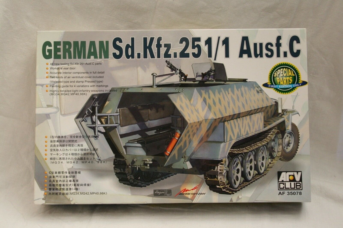 AFV CLUB - 1/35 SD.KFZ. 251/1 AUSF.C SCHUTZENPANZER - — Legends