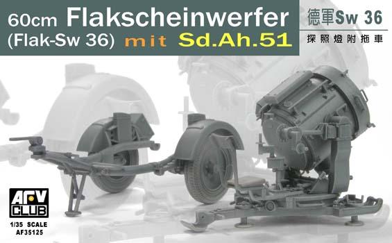 GERMAN SW-36 SEARCHLIGHT W/SD.AH.51 TRAILER