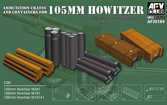 1/35 AMMUNITION CATES & CONTAINERS FOR 105MM HOWITZER